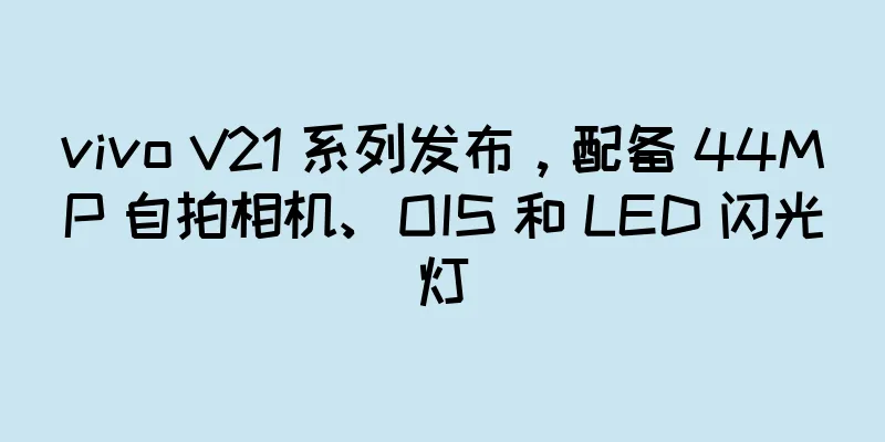 vivo V21 系列发布，配备 44MP 自拍相机、OIS 和 LED 闪光灯