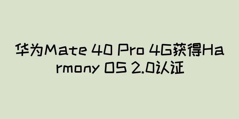 华为Mate 40 Pro 4G获得Harmony OS 2.0认证