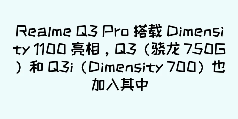 Realme Q3 Pro 搭载 Dimensity 1100 亮相，Q3（骁龙 750G）和 Q3i（Dimensity 700）也加入其中