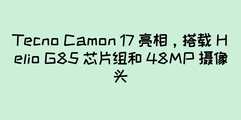 Tecno Camon 17 亮相，搭载 Helio G85 芯片组和 48MP 摄像头