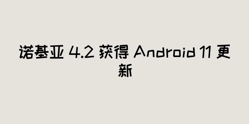 诺基亚 4.2 获得 Android 11 更新