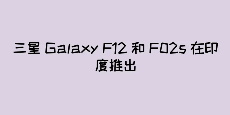 三星 Galaxy F12 和 F02s 在印度推出