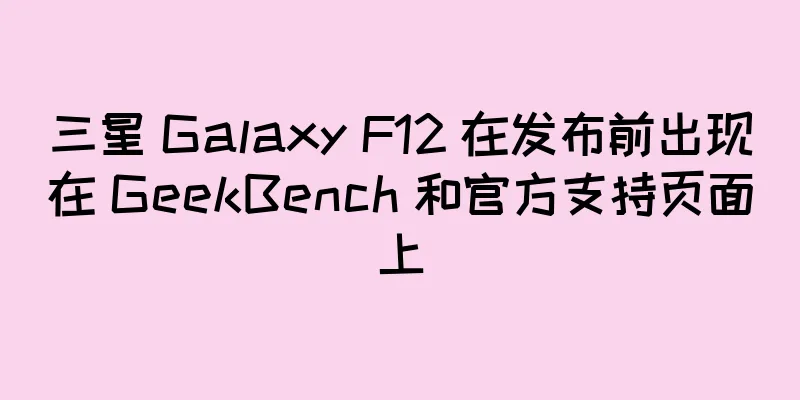三星 Galaxy F12 在发布前出现在 GeekBench 和官方支持页面上
