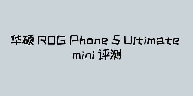 华硕 ROG Phone 5 Ultimate mini 评测