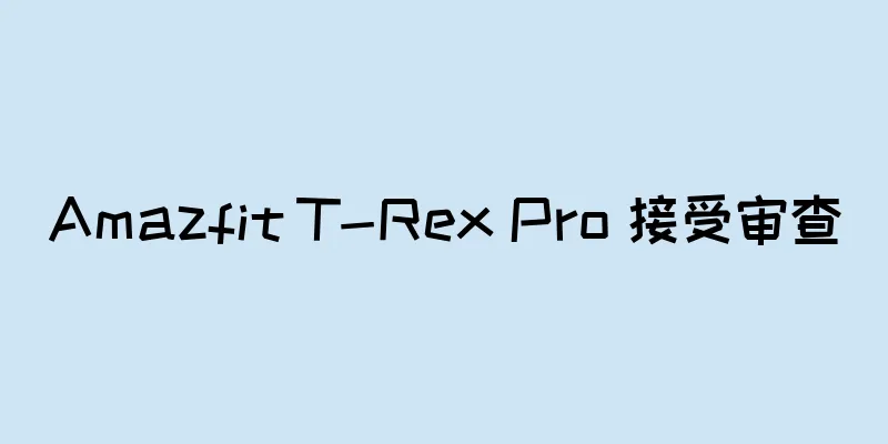 Amazfit T-Rex Pro 接受审查