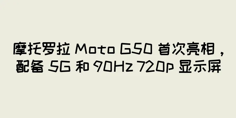 摩托罗拉 Moto G50 首次亮相，配备 5G 和 90Hz 720p 显示屏