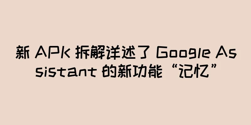 新 APK 拆解详述了 Google Assistant 的新功能“记忆”