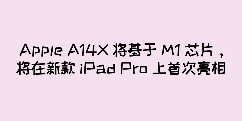 Apple A14X 将基于 M1 芯片，将在新款 iPad Pro 上首次亮相