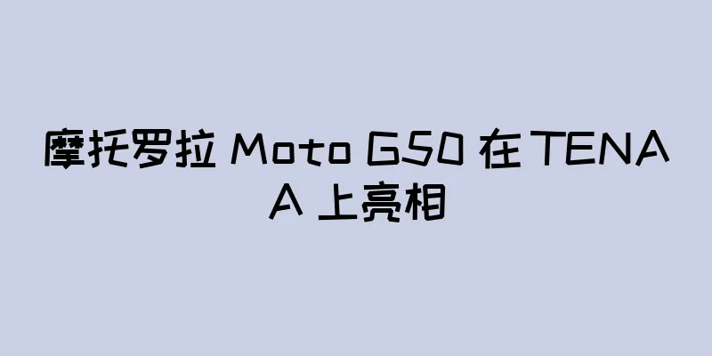 摩托罗拉 Moto G50 在 TENAA 上亮相