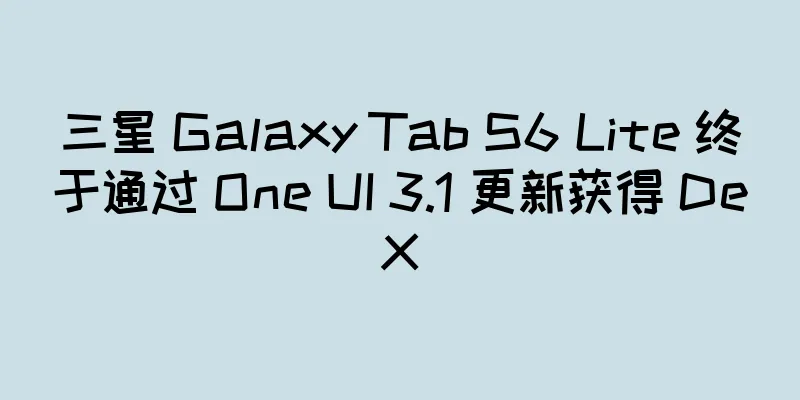三星 Galaxy Tab S6 Lite 终于通过 One UI 3.1 更新获得 DeX
