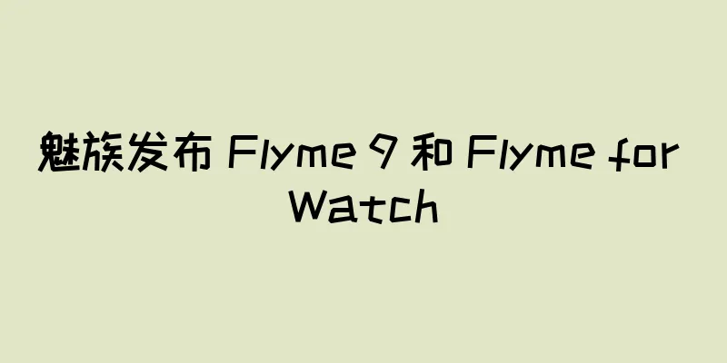 魅族发布 Flyme 9 和 Flyme for Watch