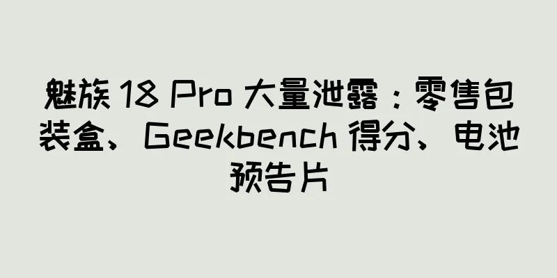 魅族 18 Pro 大量泄露：零售包装盒、Geekbench 得分、电池预告片