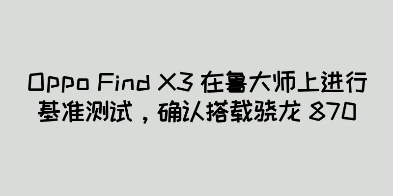 Oppo Find X3 在鲁大师上进行基准测试，确认搭载骁龙 870