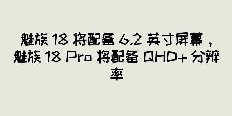魅族 18 将配备 6.2 英寸屏幕，魅族 18 Pro 将配备 QHD+ 分辨率