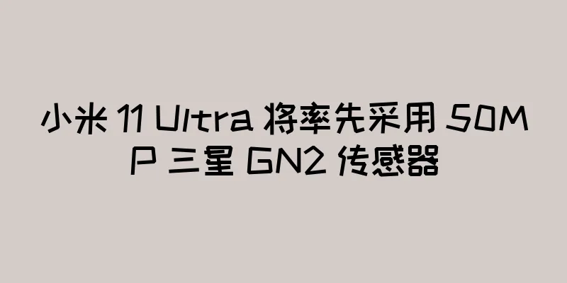 小米 11 Ultra 将率先采用 50MP 三星 GN2 传感器