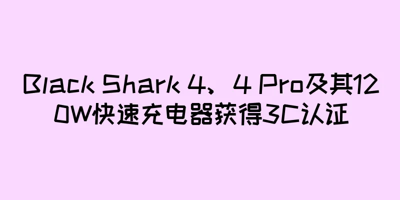 Black Shark 4、4 Pro及其120W快速充电器获得3C认证