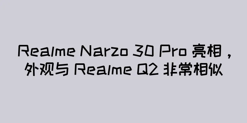Realme Narzo 30 Pro 亮相，外观与 Realme Q2 非常相似