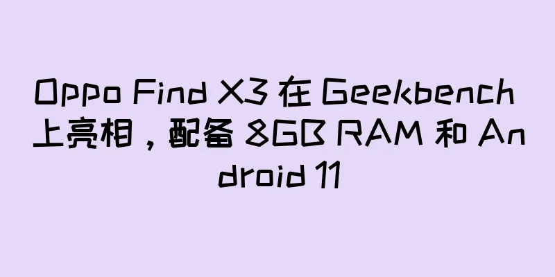 Oppo Find X3 在 Geekbench 上亮相，配备 8GB RAM 和 Android 11