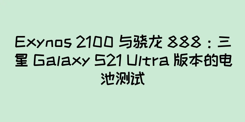 Exynos 2100 与骁龙 888：三星 Galaxy S21 Ultra 版本的电池测试