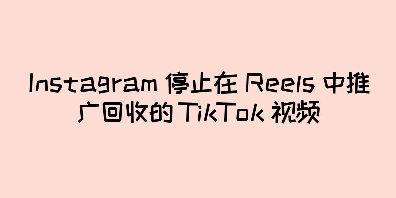 Instagram 停止在 Reels 中推广回收的 TikTok 视频