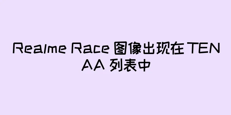 Realme Race 图像出现在 TENAA 列表中