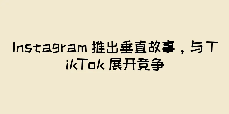 Instagram 推出垂直故事，与 TikTok 展开竞争