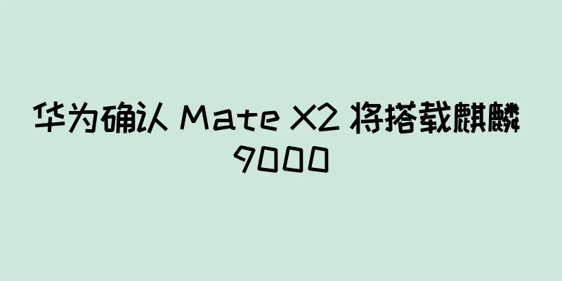 华为确认 Mate X2 将搭载麒麟 9000