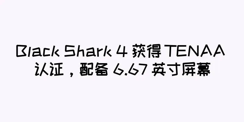 Black Shark 4 获得 TENAA 认证，配备 6.67 英寸屏幕