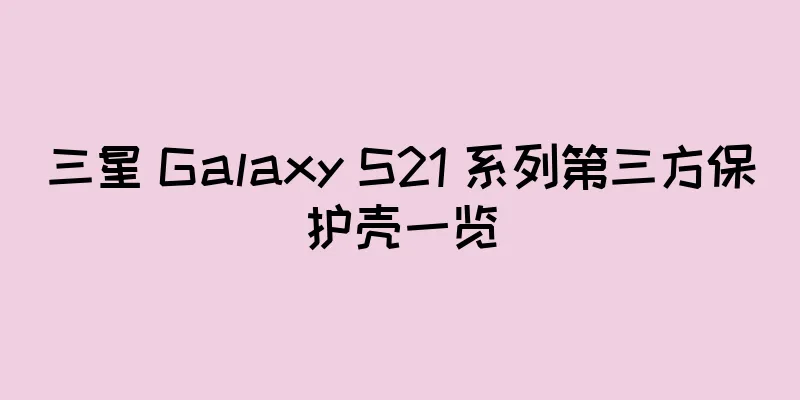 三星 Galaxy S21 系列第三方保护壳一览