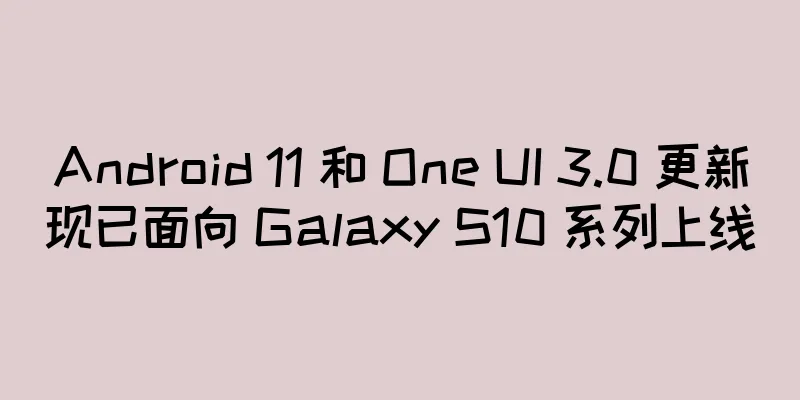 Android 11 和 One UI 3.0 更新现已面向 Galaxy S10 系列上线