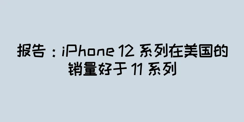 报告：iPhone 12 系列在美国的销量好于 11 系列