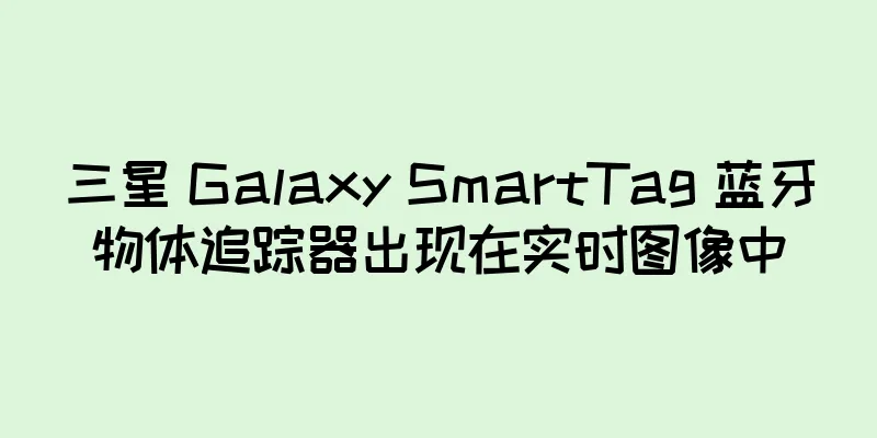 三星 Galaxy SmartTag 蓝牙物体追踪器出现在实时图像中