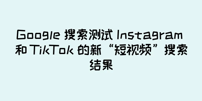 Google 搜索测试 Instagram 和 TikTok 的新“短视频”搜索结果