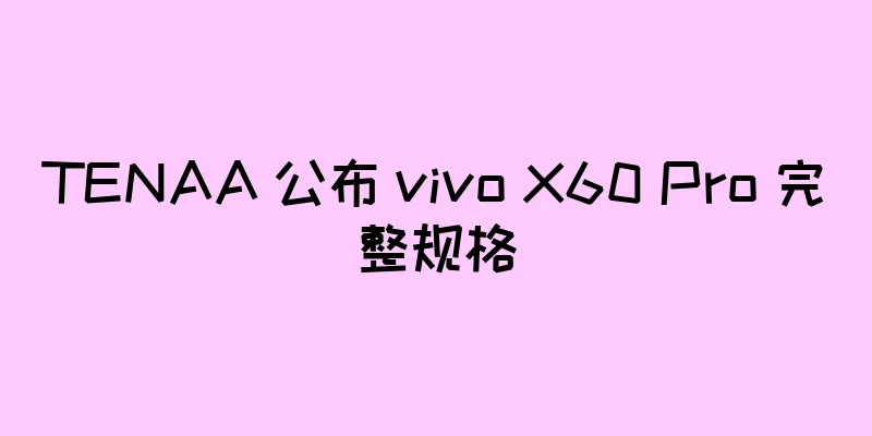 TENAA 公布 vivo X60 Pro 完整规格