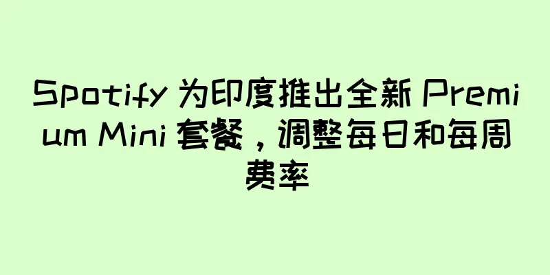 Spotify 为印度推出全新 Premium Mini 套餐，调整每日和每周费率