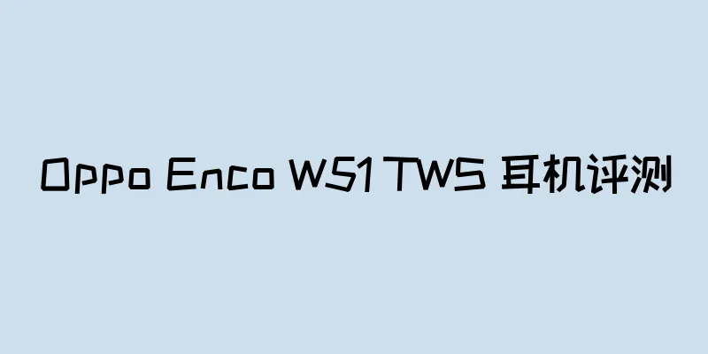 Oppo Enco W51 TWS 耳机评测