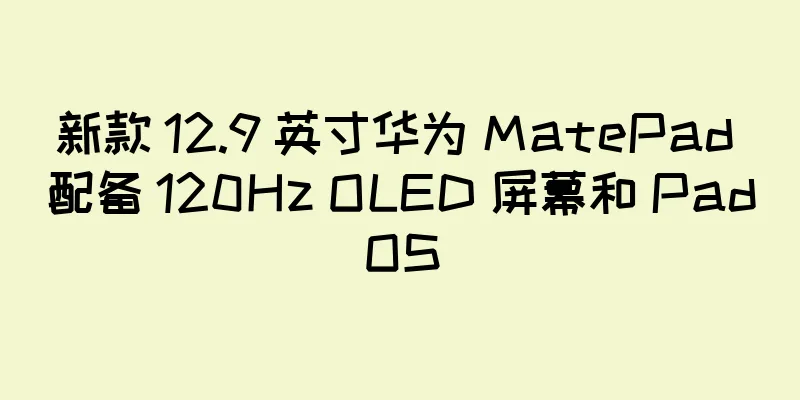 新款 12.9 英寸华为 MatePad 配备 120Hz OLED 屏幕和 PadOS