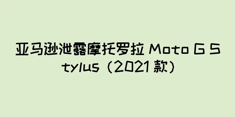 亚马逊泄露摩托罗拉 Moto G Stylus（2021 款）