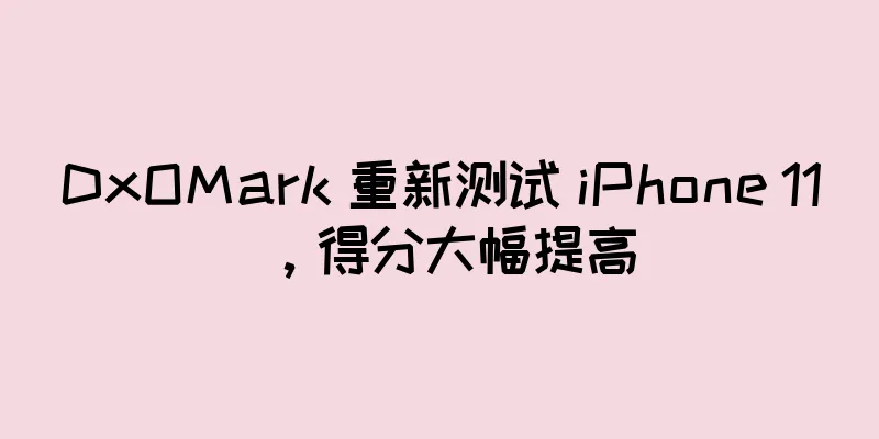 DxOMark 重新测试 iPhone 11，得分大幅提高