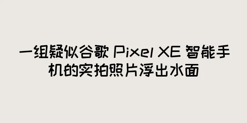 一组疑似谷歌 Pixel XE 智能手机的实拍照片浮出水面
