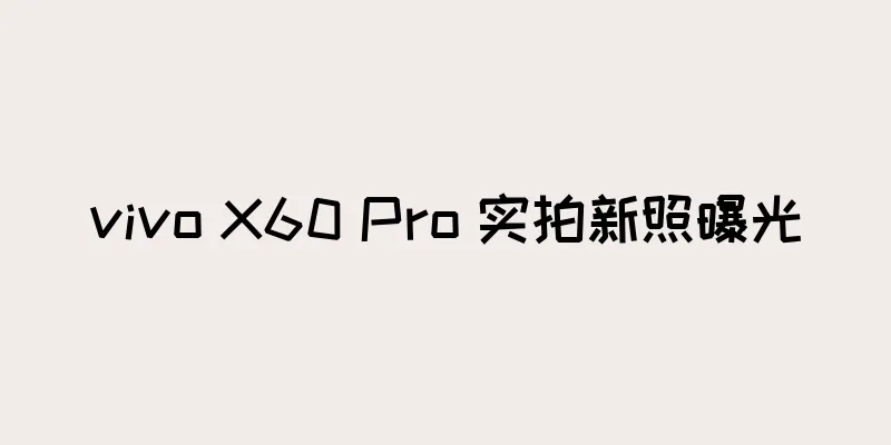 vivo X60 Pro 实拍新照曝光
