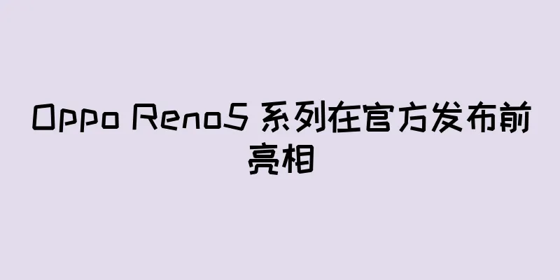 Oppo Reno5 系列在官方发布前亮相