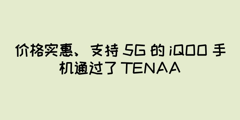 价格实惠、支持 5G 的 iQOO 手机通过了 TENAA