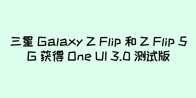 三星 Galaxy Z Flip 和 Z Flip 5G 获得 One UI 3.0 测试版