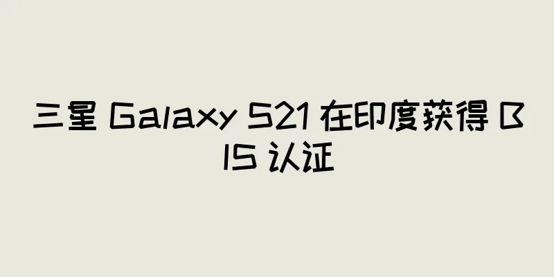 三星 Galaxy S21 在印度获得 BIS 认证