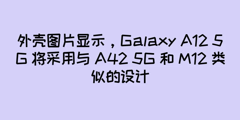 外壳图片显示，Galaxy A12 5G 将采用与 A42 5G 和 M12 类似的设计