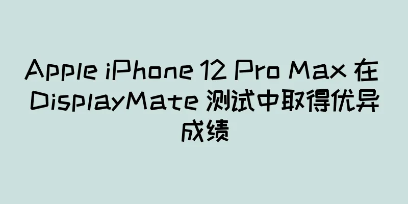 Apple iPhone 12 Pro Max 在 DisplayMate 测试中取得优异成绩