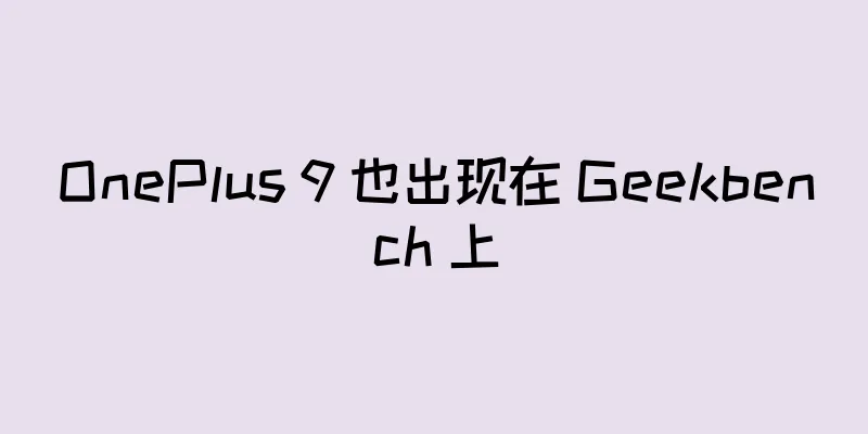OnePlus 9 也出现在 Geekbench 上