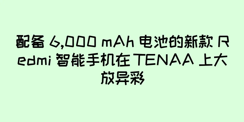 配备 6,000 mAh 电池的新款 Redmi 智能手机在 TENAA 上大放异彩