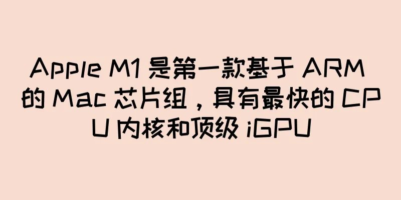 Apple M1 是第一款基于 ARM 的 Mac 芯片组，具有最快的 CPU 内核和顶级 iGPU